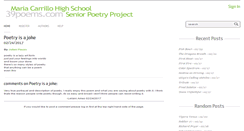 Desktop Screenshot of 39poems.com