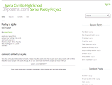 Tablet Screenshot of 39poems.com